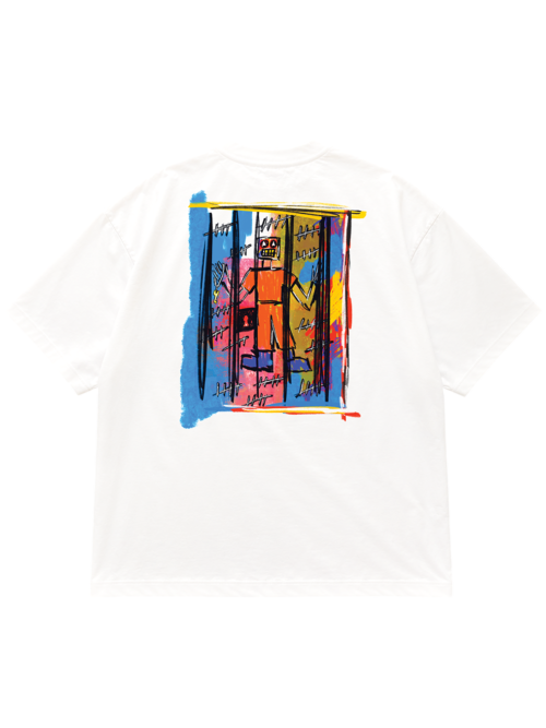 Freedom Oversized T-Shirt in white heavyweight premium cotton