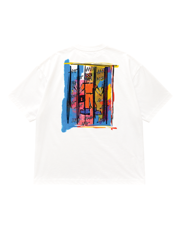 Freedom Oversized T-Shirt in white heavyweight premium cotton